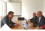 Ministri Manjani takon Avokatin e Popullit të Greqisë, z. Andreas Pottakis.